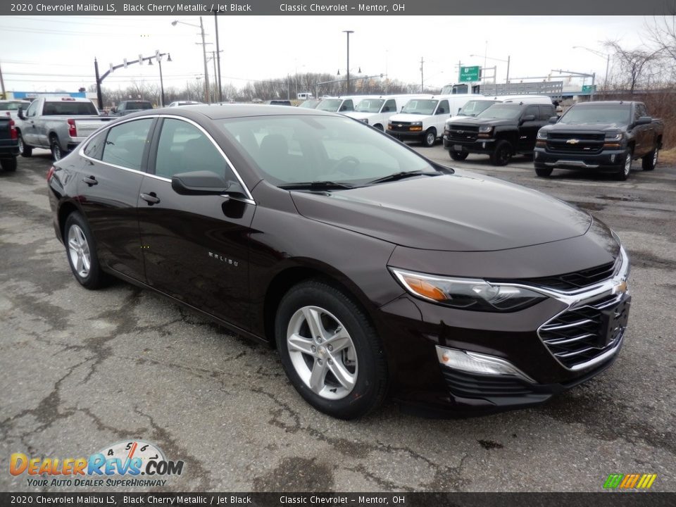 2020 Chevrolet Malibu LS Black Cherry Metallic / Jet Black Photo #3