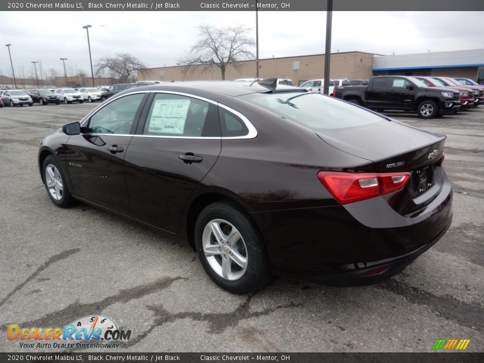 2020 Chevrolet Malibu LS Black Cherry Metallic / Jet Black Photo #5