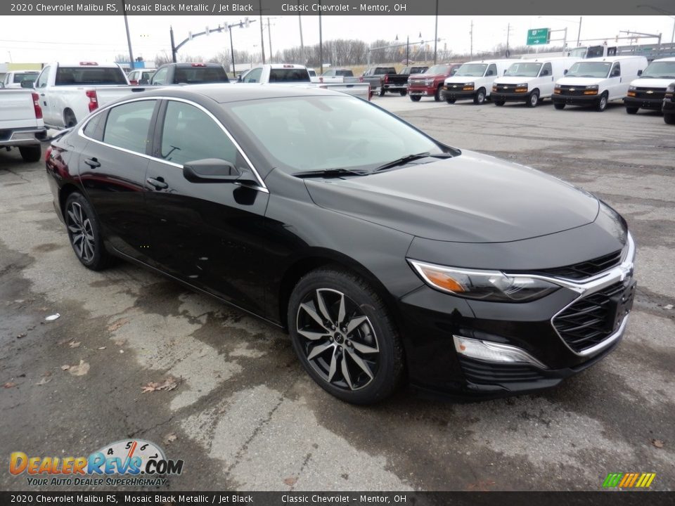 2020 Chevrolet Malibu RS Mosaic Black Metallic / Jet Black Photo #3