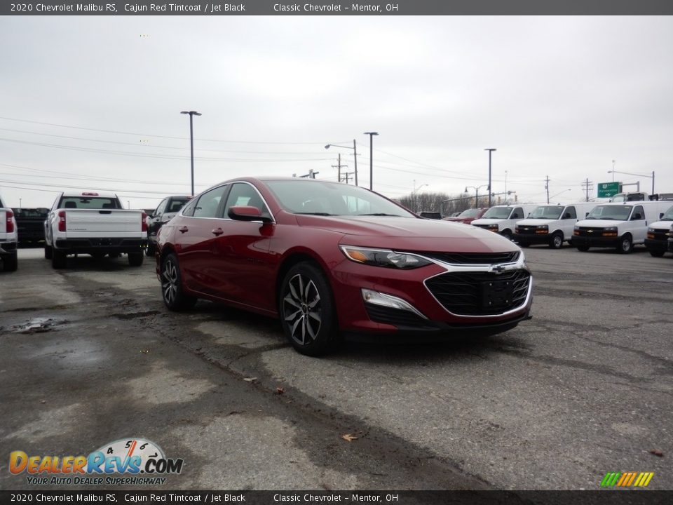 2020 Chevrolet Malibu RS Cajun Red Tintcoat / Jet Black Photo #4