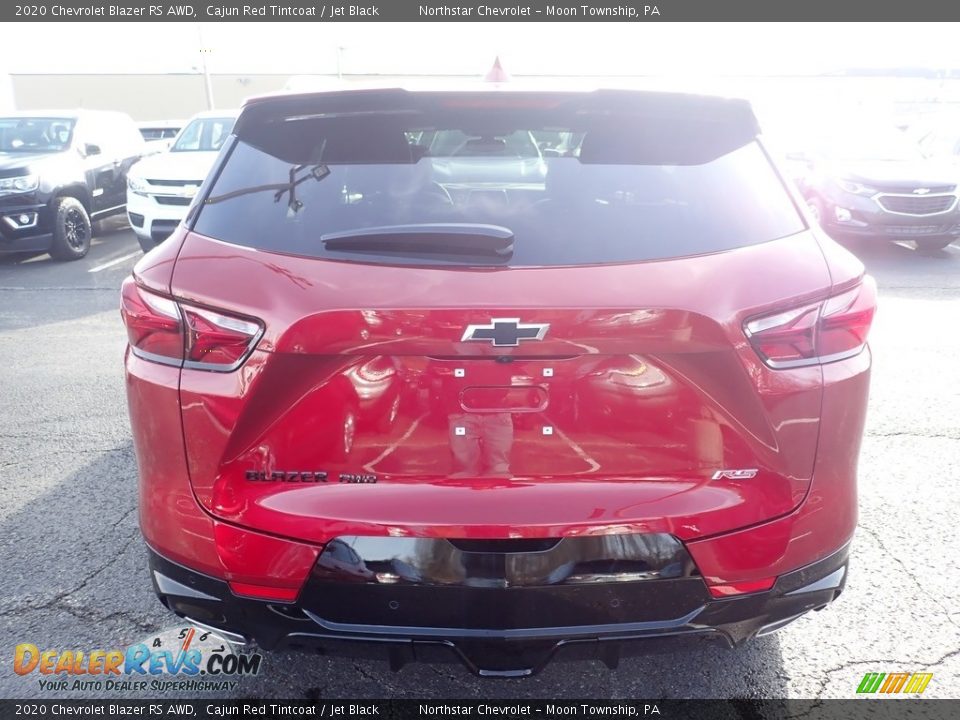 2020 Chevrolet Blazer RS AWD Cajun Red Tintcoat / Jet Black Photo #4