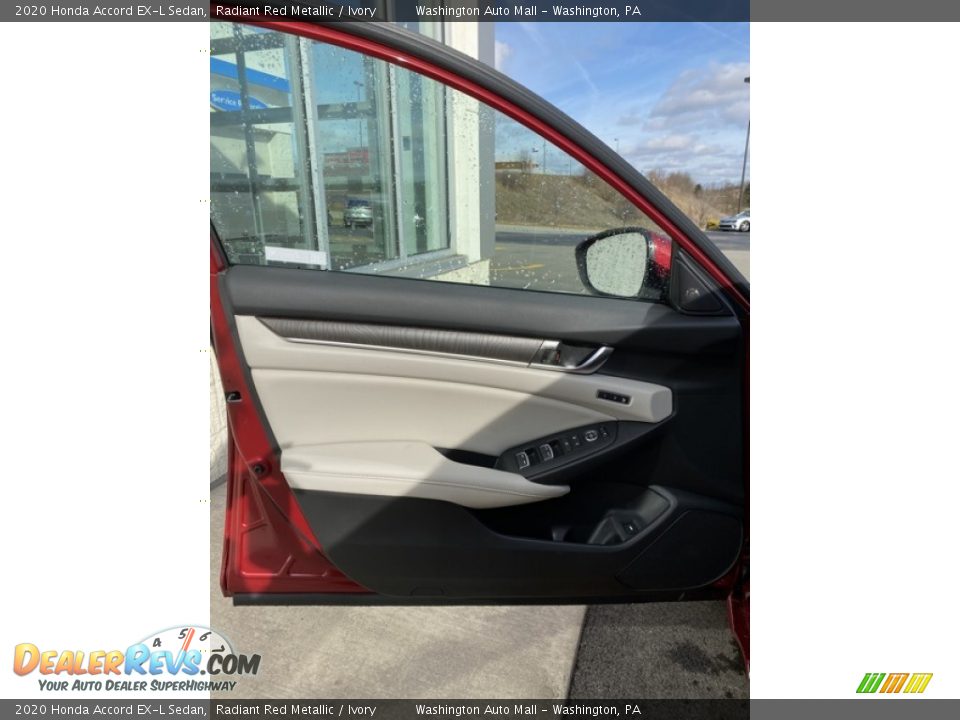 2020 Honda Accord EX-L Sedan Radiant Red Metallic / Ivory Photo #10