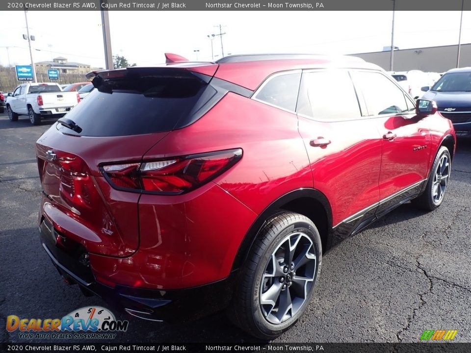 2020 Chevrolet Blazer RS AWD Cajun Red Tintcoat / Jet Black Photo #5