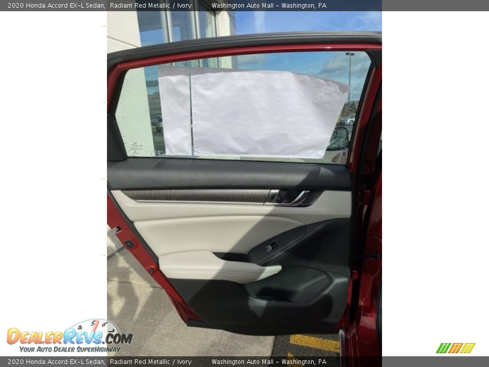 2020 Honda Accord EX-L Sedan Radiant Red Metallic / Ivory Photo #16