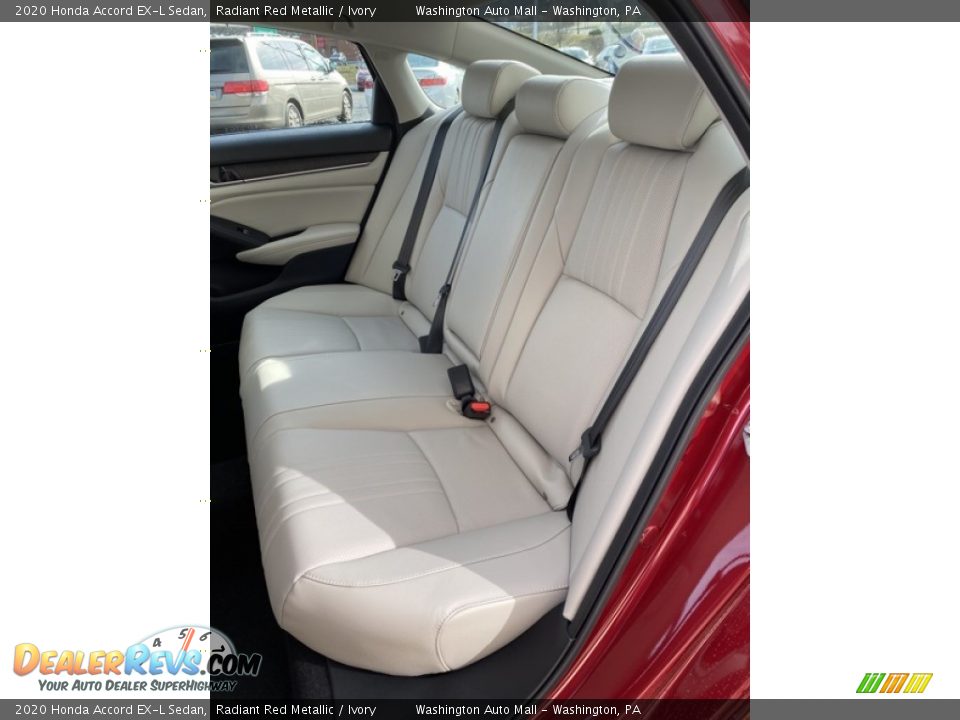 2020 Honda Accord EX-L Sedan Radiant Red Metallic / Ivory Photo #18