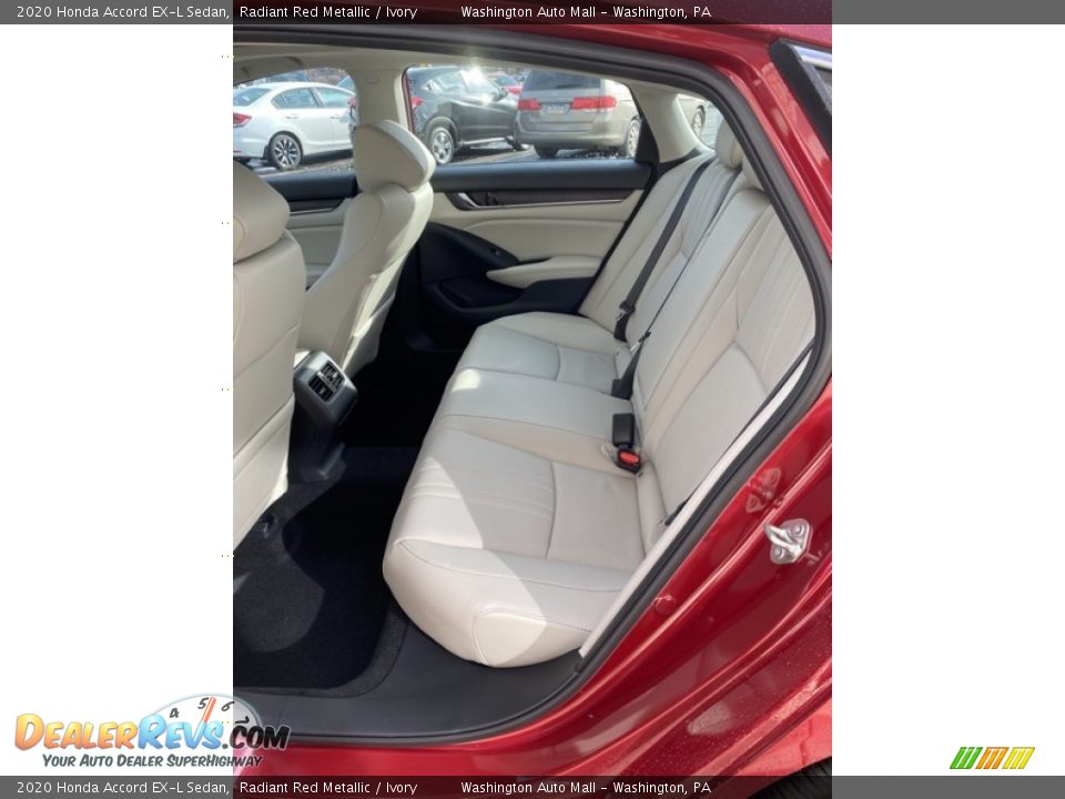 2020 Honda Accord EX-L Sedan Radiant Red Metallic / Ivory Photo #19