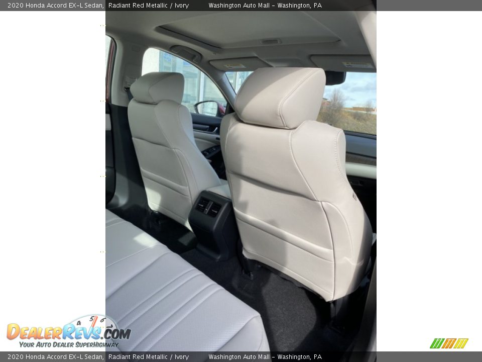 2020 Honda Accord EX-L Sedan Radiant Red Metallic / Ivory Photo #22
