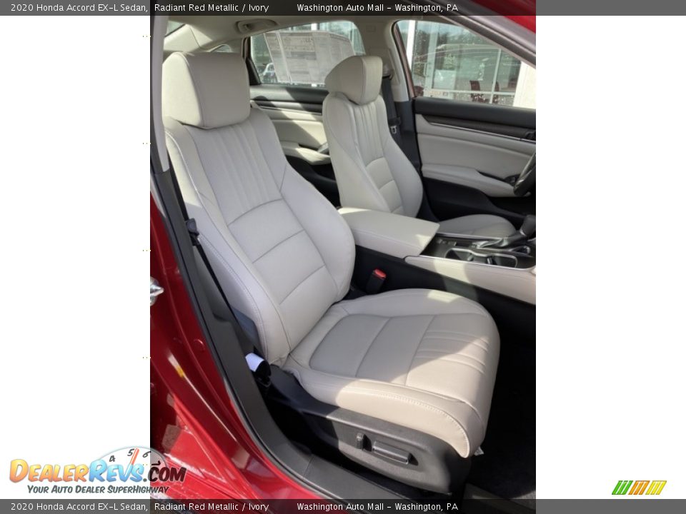 2020 Honda Accord EX-L Sedan Radiant Red Metallic / Ivory Photo #23