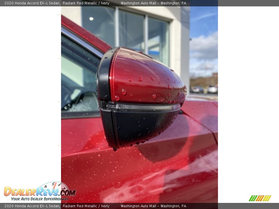 2020 Honda Accord EX-L Sedan Radiant Red Metallic / Ivory Photo #25