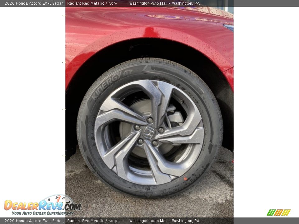 2020 Honda Accord EX-L Sedan Radiant Red Metallic / Ivory Photo #26