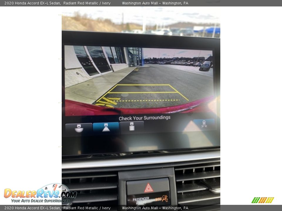 2020 Honda Accord EX-L Sedan Radiant Red Metallic / Ivory Photo #29