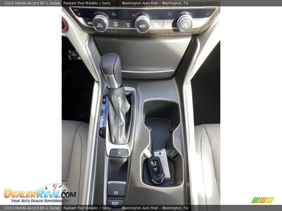 2020 Honda Accord EX-L Sedan Radiant Red Metallic / Ivory Photo #30