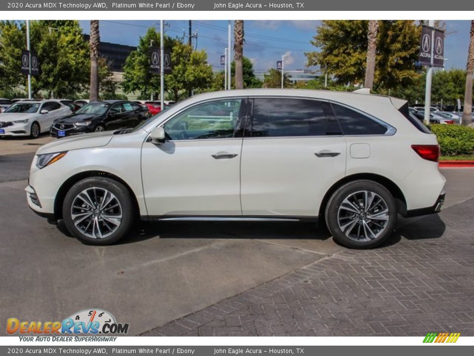 2020 Acura MDX Technology AWD Platinum White Pearl / Ebony Photo #4