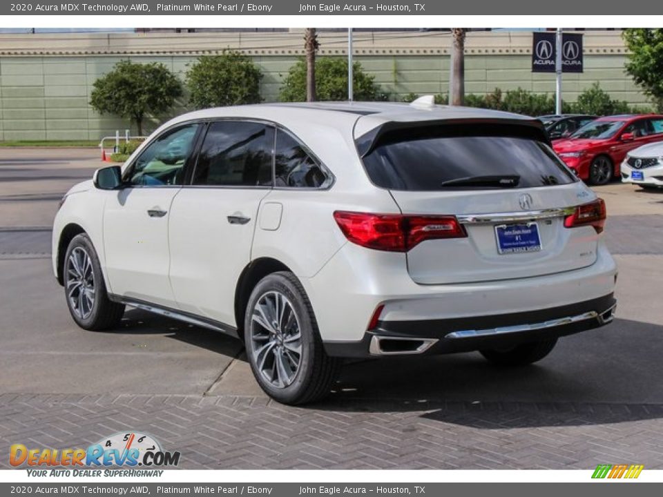2020 Acura MDX Technology AWD Platinum White Pearl / Ebony Photo #5