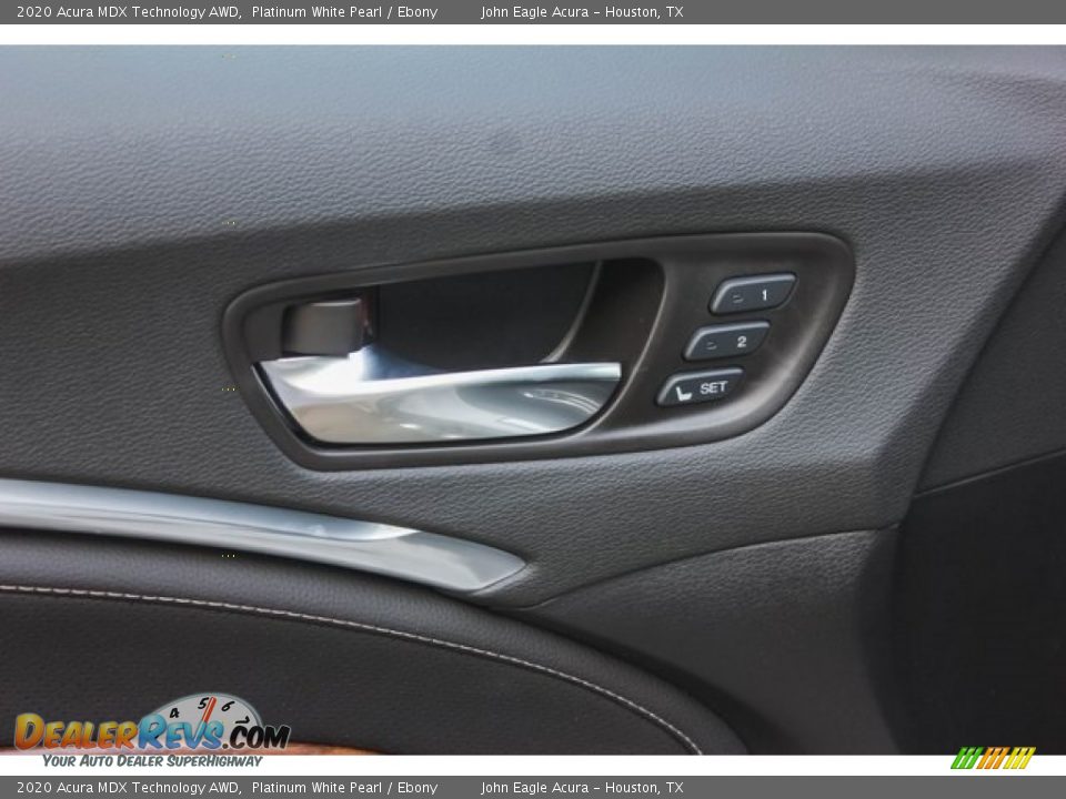 2020 Acura MDX Technology AWD Platinum White Pearl / Ebony Photo #12