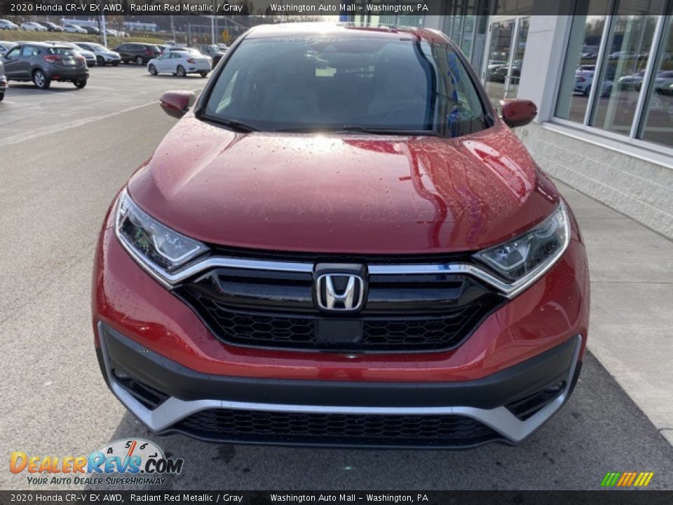 2020 Honda CR-V EX AWD Radiant Red Metallic / Gray Photo #3