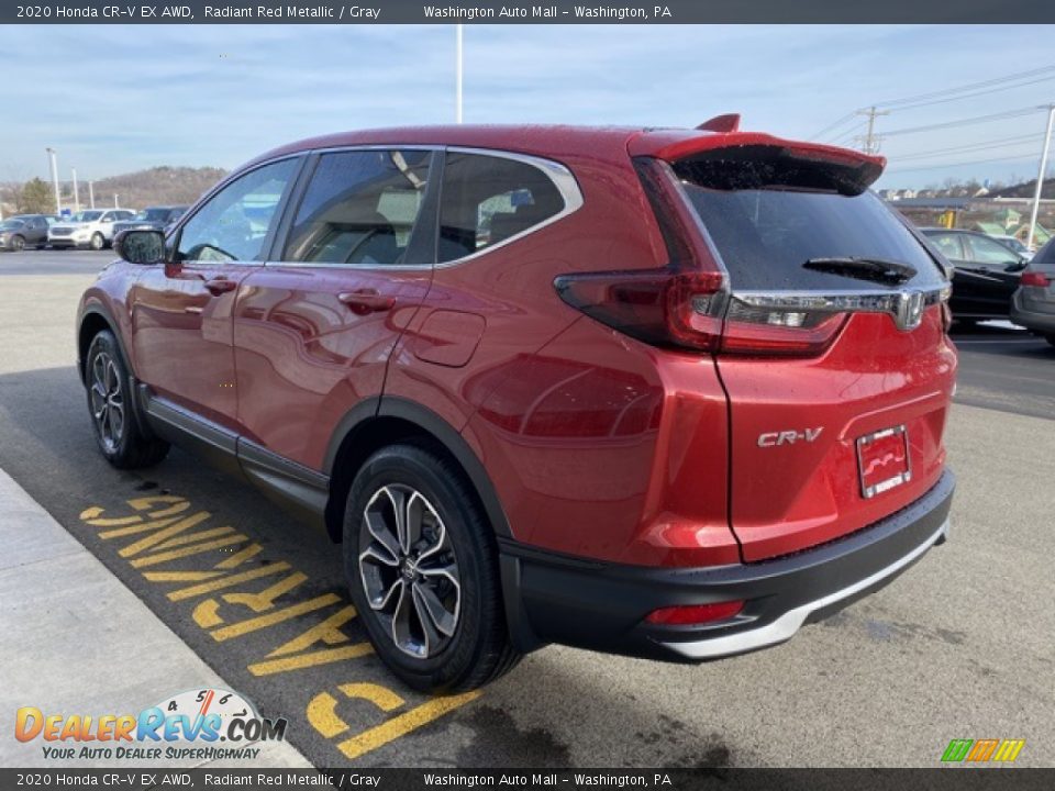 2020 Honda CR-V EX AWD Radiant Red Metallic / Gray Photo #5