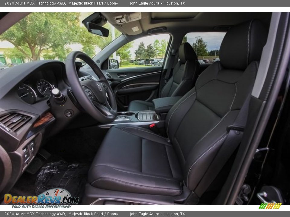 2020 Acura MDX Technology AWD Majestic Black Pearl / Ebony Photo #16
