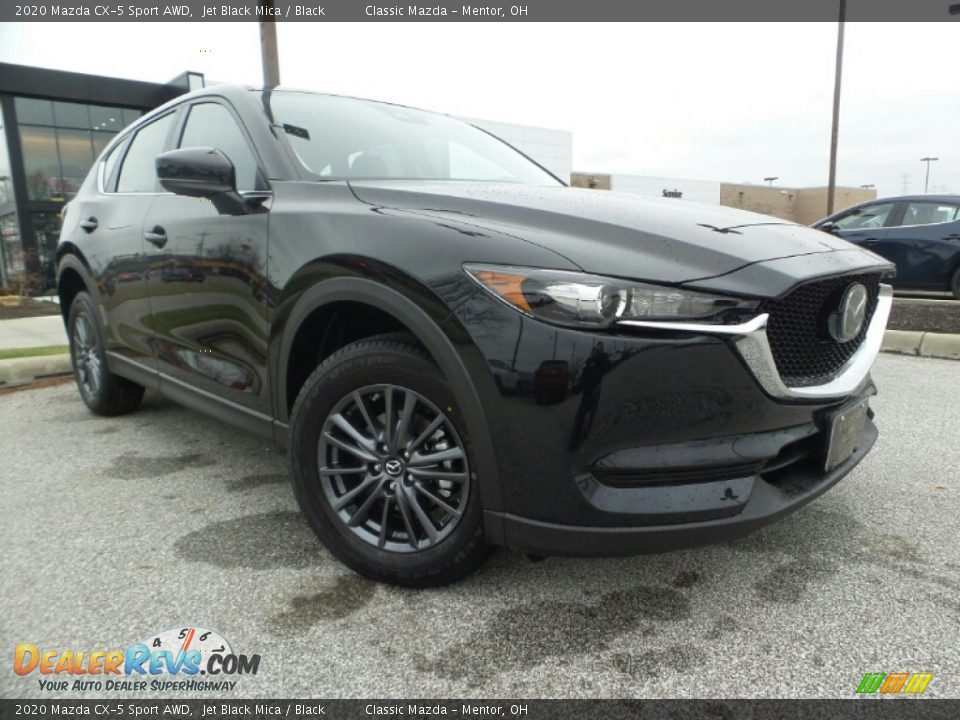 2020 Mazda CX-5 Sport AWD Jet Black Mica / Black Photo #1