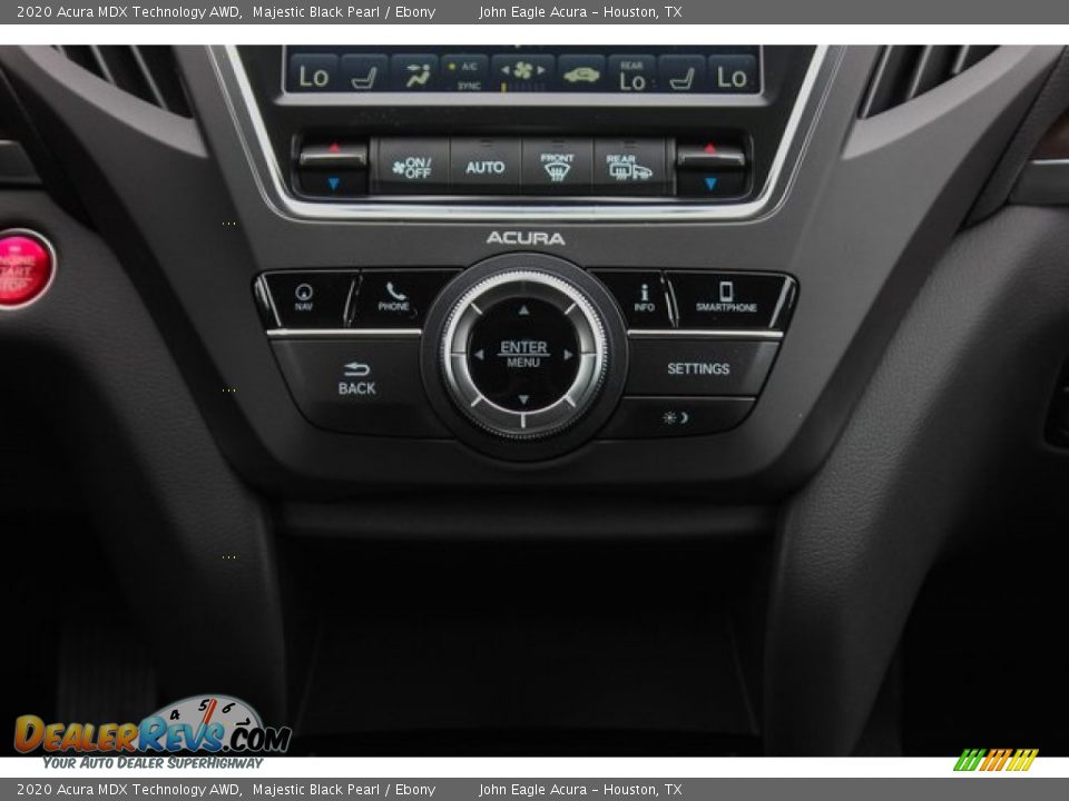 2020 Acura MDX Technology AWD Majestic Black Pearl / Ebony Photo #31