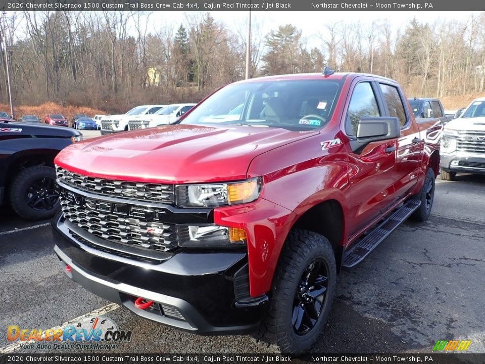 2020 Chevrolet Silverado 1500 Custom Trail Boss Crew Cab 4x4 Cajun Red Tintcoat / Jet Black Photo #1