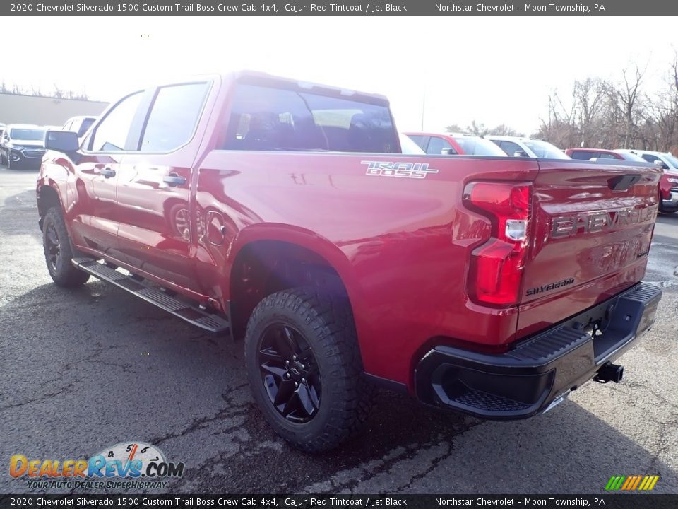 2020 Chevrolet Silverado 1500 Custom Trail Boss Crew Cab 4x4 Cajun Red Tintcoat / Jet Black Photo #3