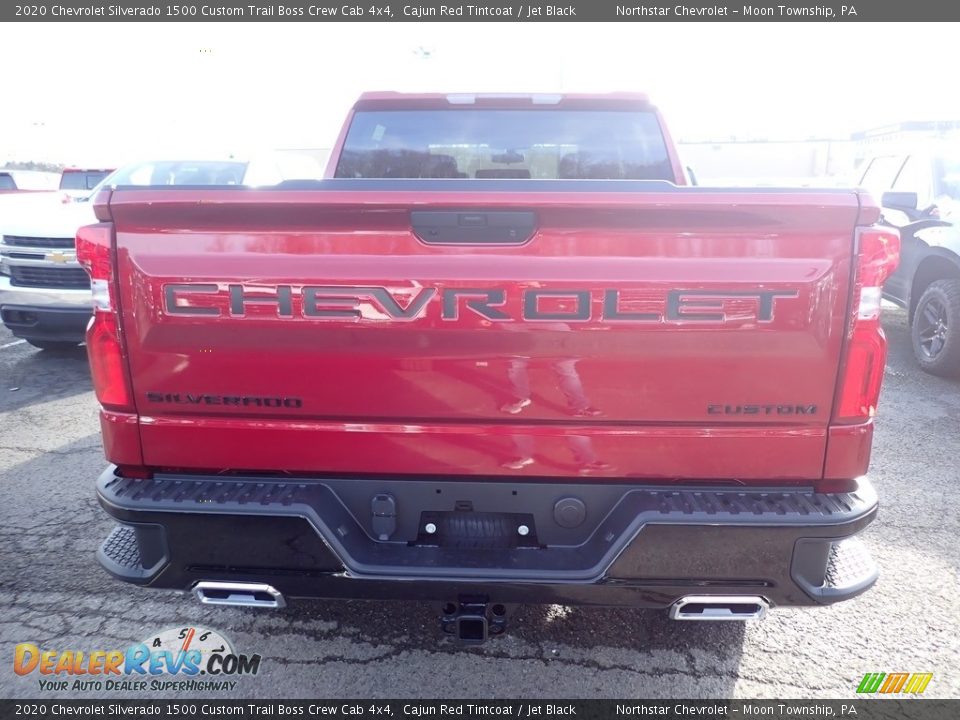 2020 Chevrolet Silverado 1500 Custom Trail Boss Crew Cab 4x4 Cajun Red Tintcoat / Jet Black Photo #4