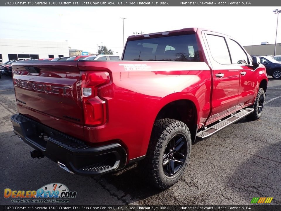 2020 Chevrolet Silverado 1500 Custom Trail Boss Crew Cab 4x4 Cajun Red Tintcoat / Jet Black Photo #5