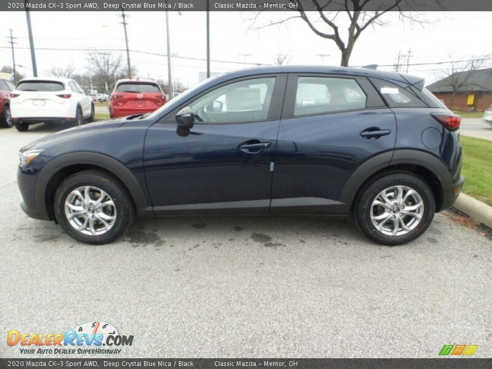 Deep Crystal Blue Mica 2020 Mazda CX-3 Sport AWD Photo #4