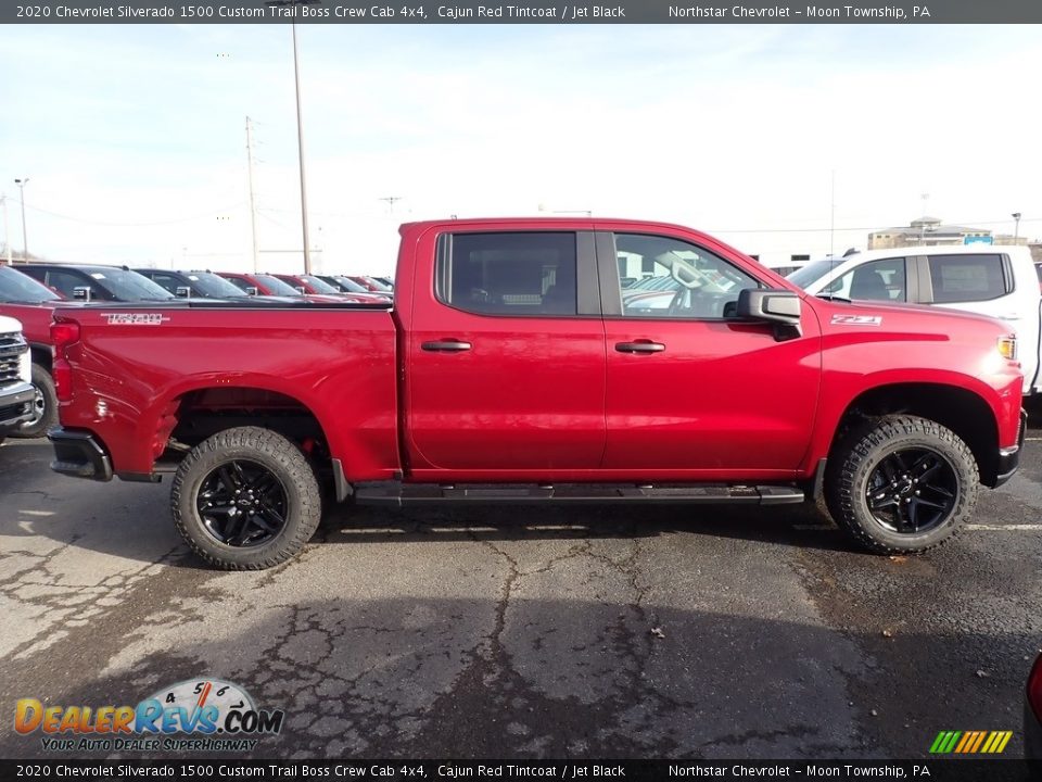 2020 Chevrolet Silverado 1500 Custom Trail Boss Crew Cab 4x4 Cajun Red Tintcoat / Jet Black Photo #6