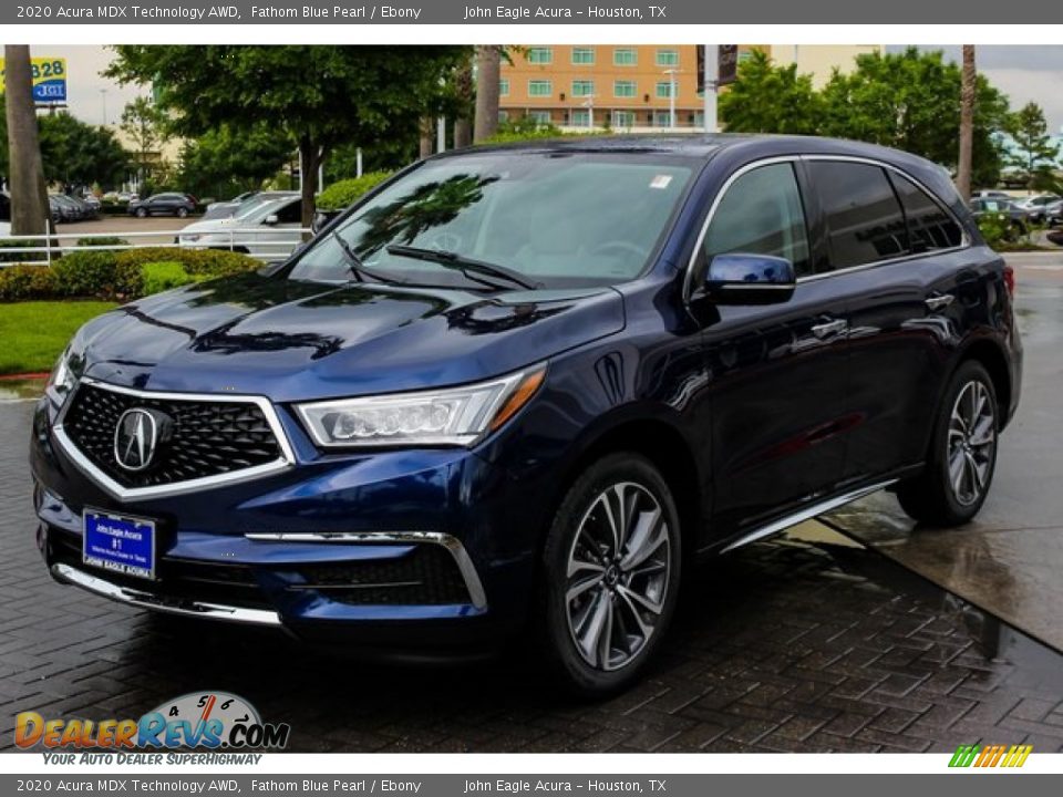Front 3/4 View of 2020 Acura MDX Technology AWD Photo #3