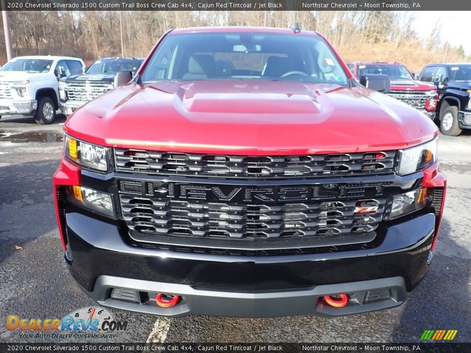 2020 Chevrolet Silverado 1500 Custom Trail Boss Crew Cab 4x4 Cajun Red Tintcoat / Jet Black Photo #8