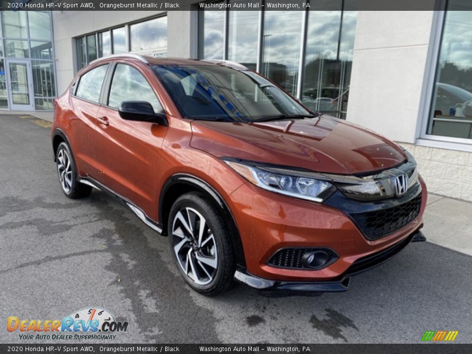 Front 3/4 View of 2020 Honda HR-V Sport AWD Photo #2