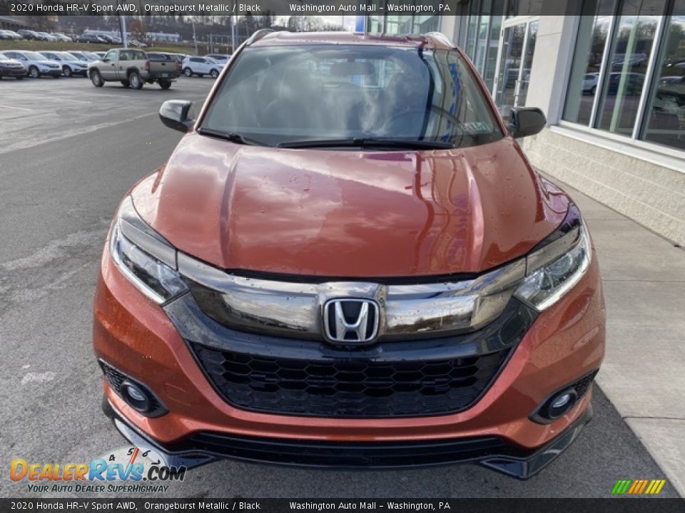 2020 Honda HR-V Sport AWD Orangeburst Metallic / Black Photo #3