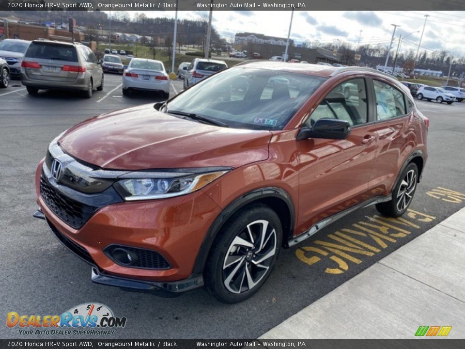 2020 Honda HR-V Sport AWD Orangeburst Metallic / Black Photo #4