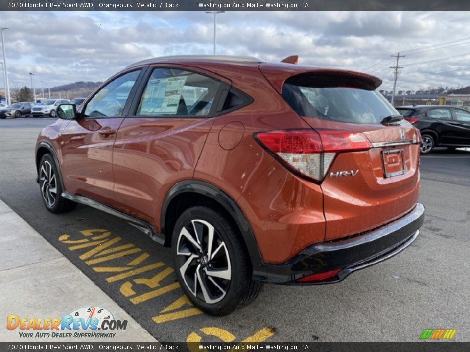 2020 Honda HR-V Sport AWD Orangeburst Metallic / Black Photo #5