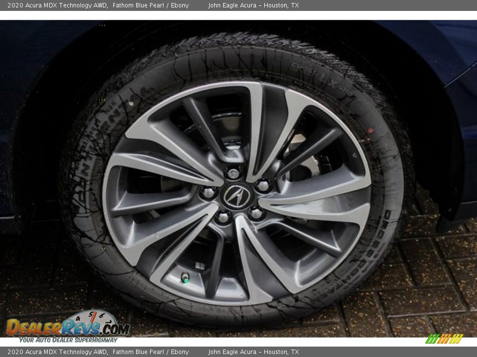 2020 Acura MDX Technology AWD Fathom Blue Pearl / Ebony Photo #10