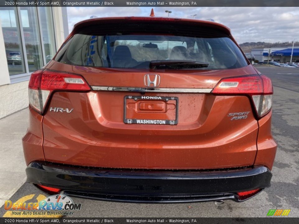 2020 Honda HR-V Sport AWD Orangeburst Metallic / Black Photo #6