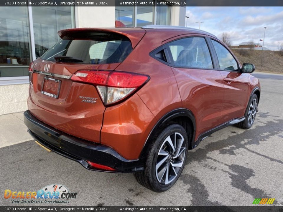 2020 Honda HR-V Sport AWD Orangeburst Metallic / Black Photo #7