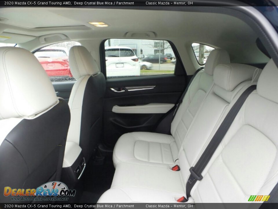2020 Mazda CX-5 Grand Touring AWD Deep Crystal Blue Mica / Parchment Photo #7