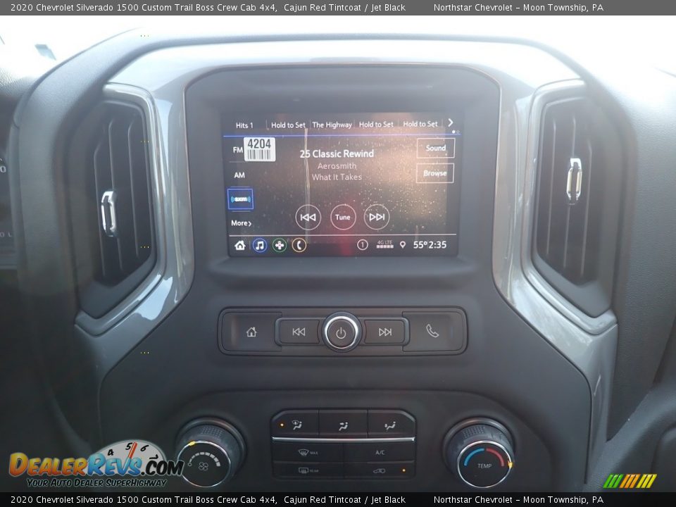 2020 Chevrolet Silverado 1500 Custom Trail Boss Crew Cab 4x4 Cajun Red Tintcoat / Jet Black Photo #17