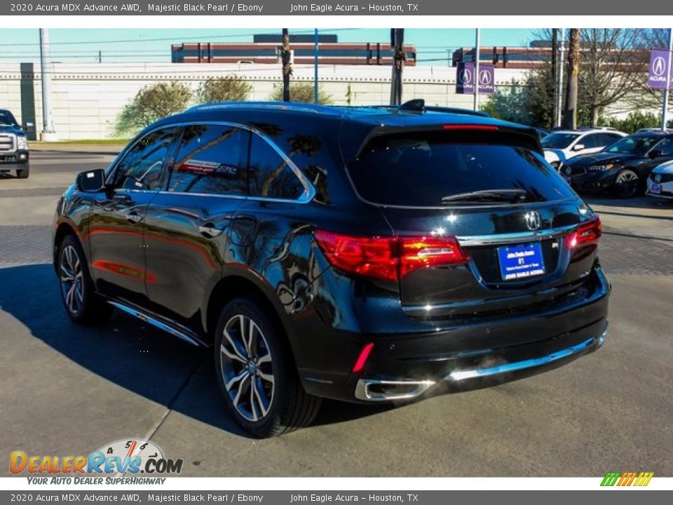 2020 Acura MDX Advance AWD Majestic Black Pearl / Ebony Photo #5