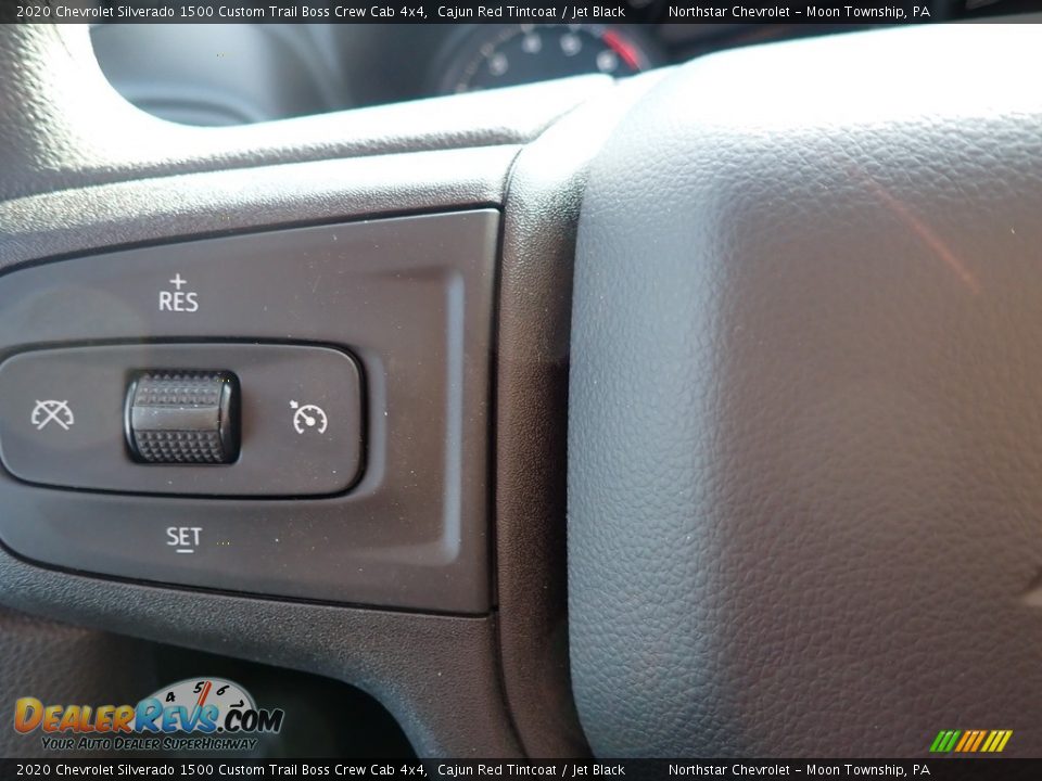 2020 Chevrolet Silverado 1500 Custom Trail Boss Crew Cab 4x4 Cajun Red Tintcoat / Jet Black Photo #19