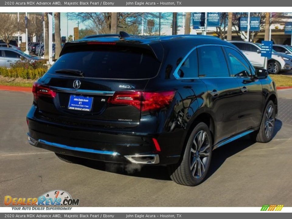 2020 Acura MDX Advance AWD Majestic Black Pearl / Ebony Photo #7