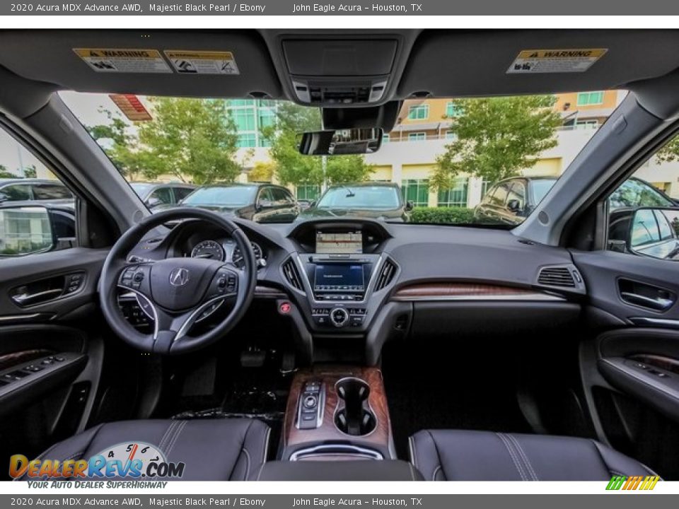 Ebony Interior - 2020 Acura MDX Advance AWD Photo #9