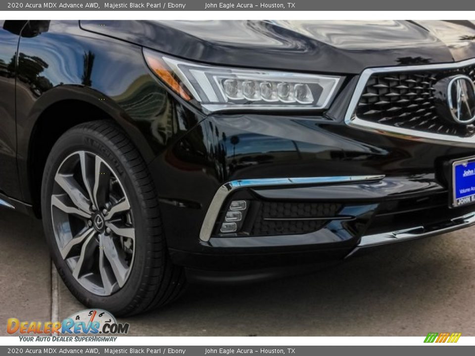 2020 Acura MDX Advance AWD Majestic Black Pearl / Ebony Photo #11