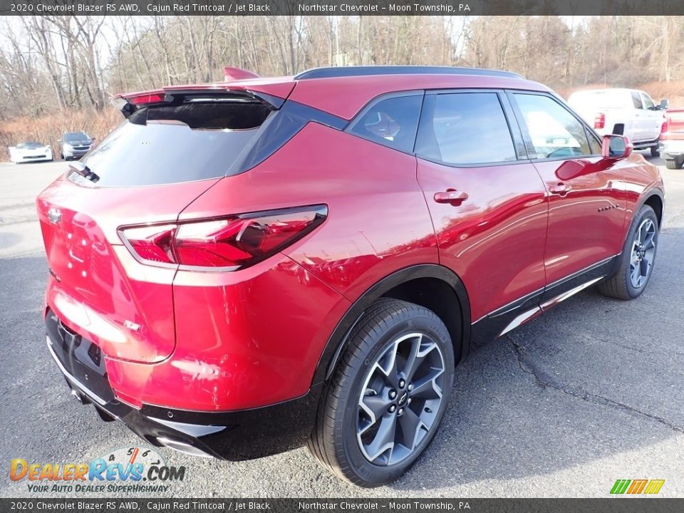 2020 Chevrolet Blazer RS AWD Cajun Red Tintcoat / Jet Black Photo #5