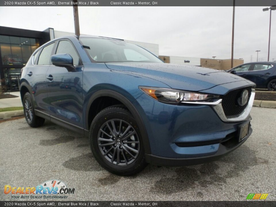 2020 Mazda CX-5 Sport AWD Eternal Blue Mica / Black Photo #1