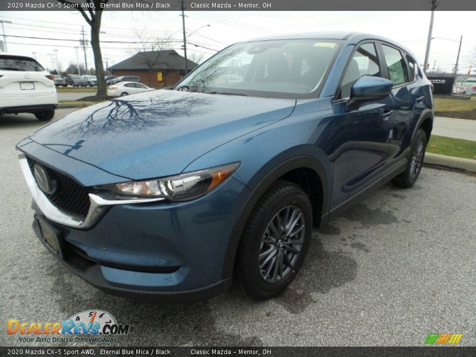 2020 Mazda CX-5 Sport AWD Eternal Blue Mica / Black Photo #3