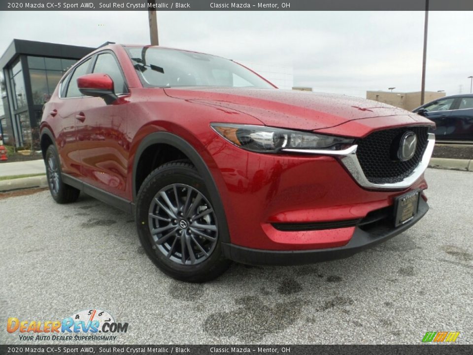 2020 Mazda CX-5 Sport AWD Soul Red Crystal Metallic / Black Photo #1